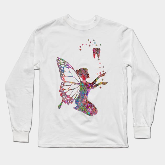 Tooth fairy Long Sleeve T-Shirt by RosaliArt